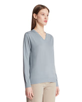Blue Naius Wool Top | PDP | Antonia