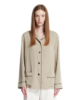 Camicia Clarinda In Seta Beige - the row donna | PLP | Antonia