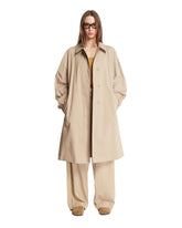 Beige Cotton Trench - Women's Coats | PLP | Antonia