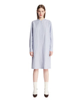 Blue Cotton Chemisier Dress - the row women | PLP | Antonia