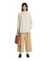 Beige Falco Silk Shirt | PDP | Antonia