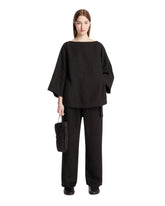 Black Linen Blouse | PDP | Antonia