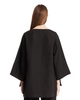 Blusa In Lino Nera | PDP | Antonia