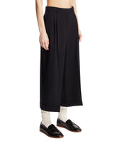 Pantaloni Lior Cropped In Lana Blu | PDP | Antonia
