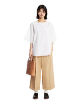 Pantaloni Lior In Cotone Beige - the row donna | PLP | Antonia