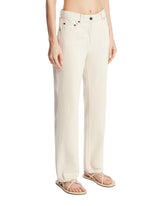 Jeans A Gamba Dritta Beige | PDP | Antonia