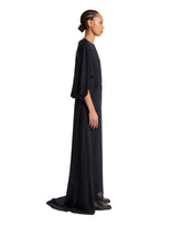 Blue Silk Long Dress | PDP | Antonia