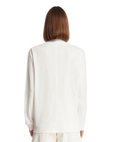 Maglione A Girocollo Bianco | PDP | Antonia
