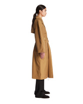 Beige Amapola Silk Coat | PDP | Antonia