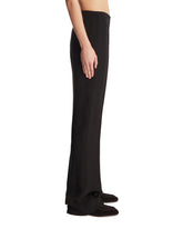 Black Fabien Silk Trousers | PDP | Antonia