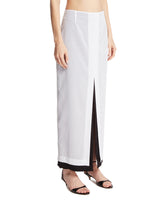 White Double-Layer Skirt | PDP | Antonia