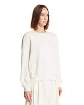 Maglione In Cotone E Seta Bianco | PDP | Antonia