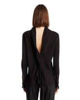 Black Viscose Top | PDP | Antonia