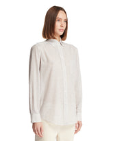 White Checked Dalan Shirt | PDP | Antonia