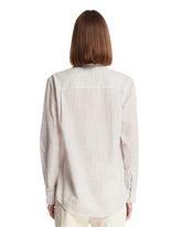 White Checked Dalan Shirt | PDP | Antonia