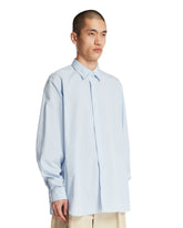 Light Blue Melchior Cotton Shirt | PDP | Antonia