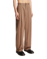 Pantaloni Tibor In Cotone Marroni | PDP | Antonia