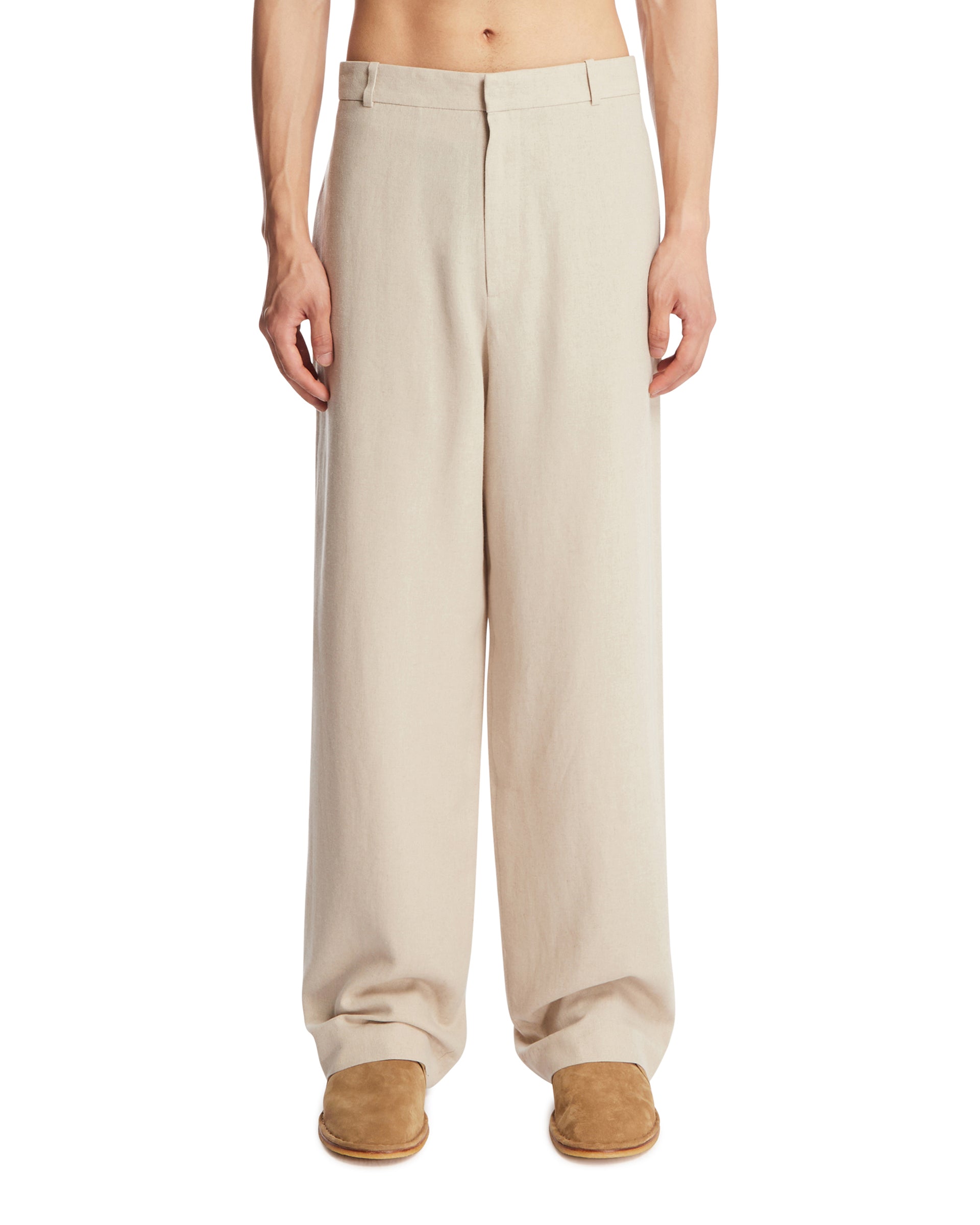 Beige Toril Trousers | THE ROW - Antonia