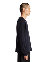 Blue Cashmere And Silk Top | PDP | Antonia