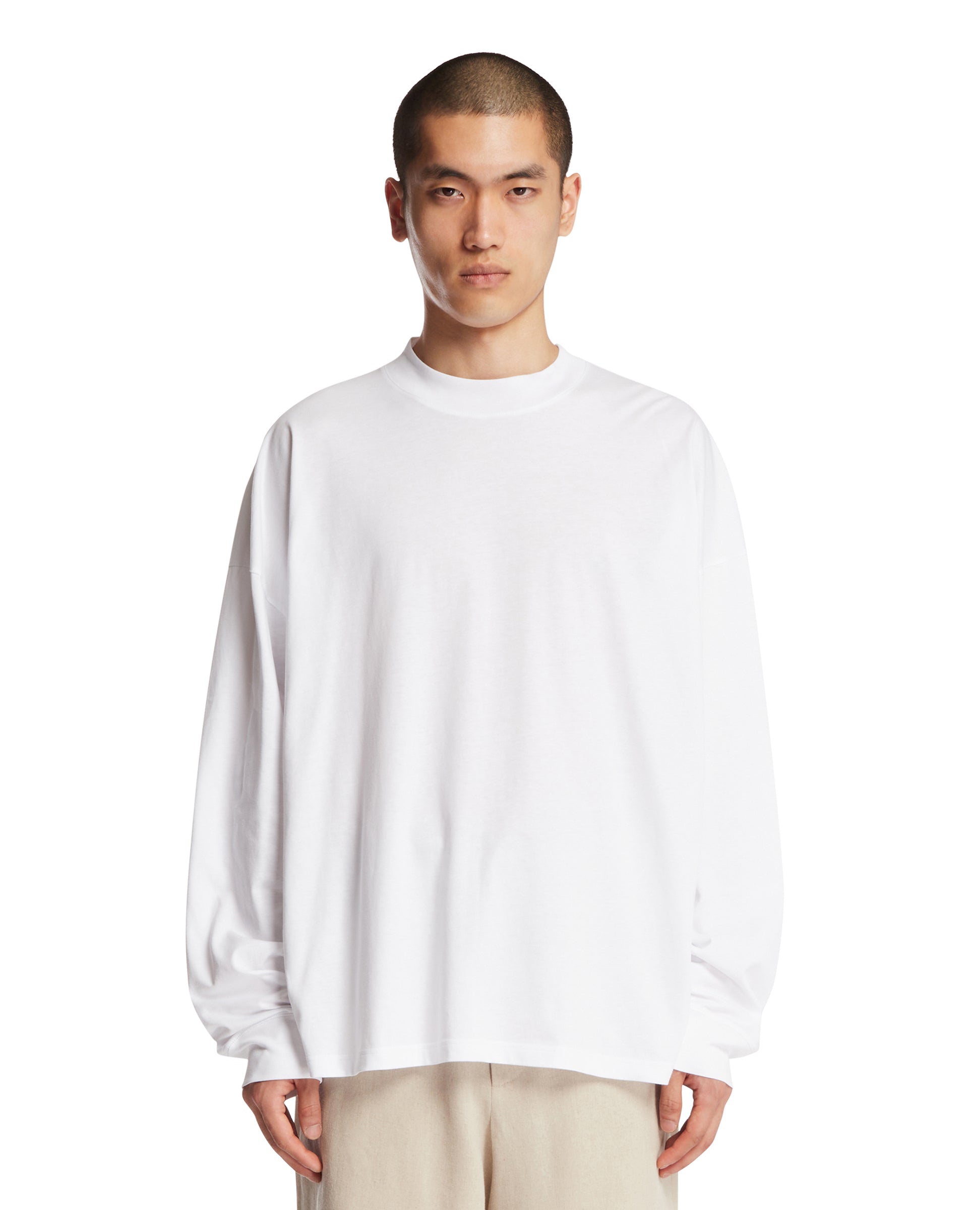 THE ROW オフホワイト　長袖Tシャツ White Dolino T-Shirt | THE ROW - Antonia