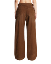 Pantaloni A Costine Marroni | PDP | Antonia