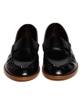 Black Patent Leather Loafers | PDP | Antonia