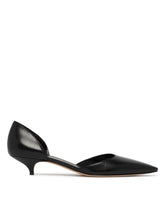 Black Liisa Kitten DOrsay Pumps - THE ROW | PLP | Antonia