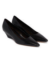 Black Liisa Wedge Pumps | PDP | Antonia