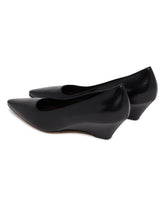Black Liisa Wedge Pumps | PDP | Antonia