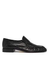 Black Two Suede Soft Loafers - THE ROW | PLP | Antonia