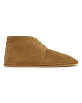 Brown Nicola Lace-Up Suede Ankle Boots | PDP | Antonia
