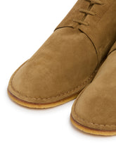Brown Nicola Lace-Up Suede Ankle Boots | PDP | Antonia