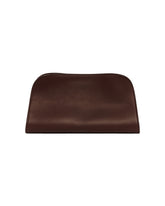 Dark Brown Leather Peggy Clutch | PDP | Antonia