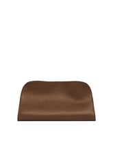 Brown Peggy Leather Clutch | PDP | Antonia