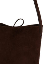 Brown N/S Park Small Tote Edge Bag | PDP | Antonia