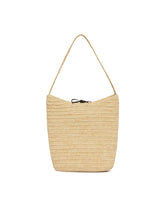 Beige Alma Raffia Shoulder Bag | PDP | Antonia