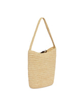 Beige Alma Raffia Shoulder Bag | PDP | Antonia