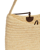Beige Alma Raffia Shoulder Bag | PDP | Antonia