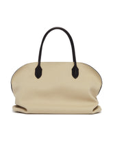 White and Black Agnes 15 Canvas Bag | PDP | Antonia