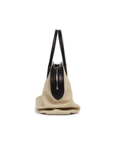 White and Black Agnes 15 Canvas Bag | PDP | Antonia