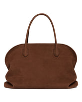 Brown Suede Agnes 12 Bag | PDP | Antonia