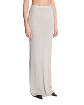 Gray Long Skirt with Micro Sequins | PDP | Antonia