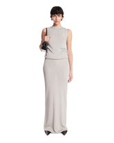 Gray Long Skirt with Micro Sequins - TOM FORD WOMEN | PLP | Antonia