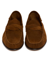 Brown Suede Loafers | PDP | Antonia