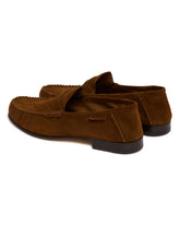 Brown Suede Loafers | PDP | Antonia