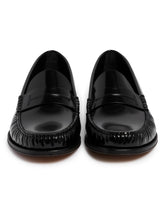 Black Glossy Loafers | PDP | Antonia