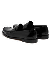 Black Glossy Loafers | PDP | Antonia