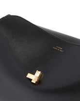 Black T-Lock Clutch | PDP | Antonia