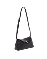 Black T-Lock Clutch | PDP | Antonia