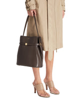 Brown Leather Belted Bag | PDP | Antonia